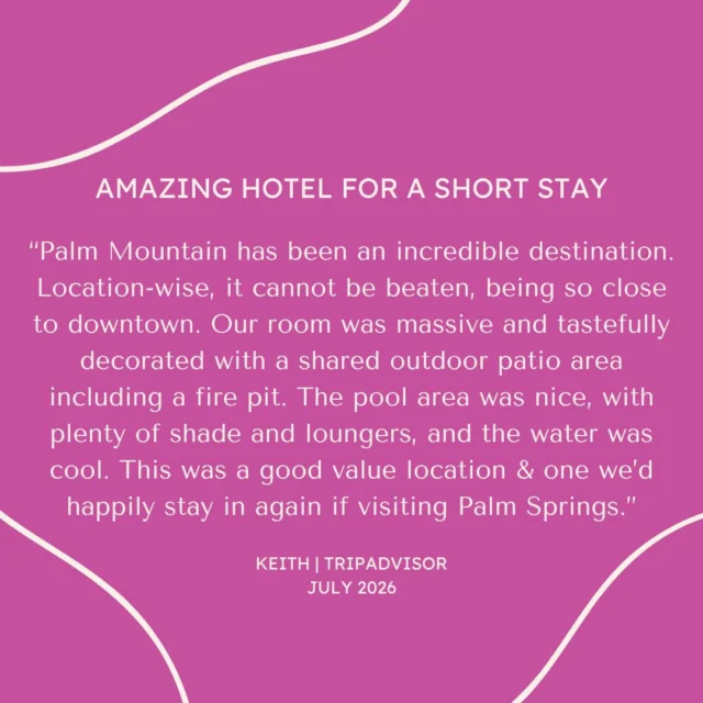 Nothing makes us happier than hearing from our guests. 🤍